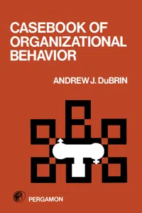 Casebook of Organizational Behavior_cover