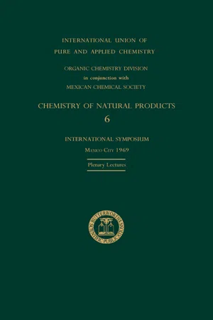 The Chemistry of Natural Products: 6
