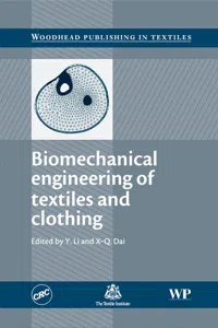 Biomechanical Engineering of Textiles and Clothing_cover