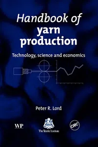 Handbook of Yarn Production_cover