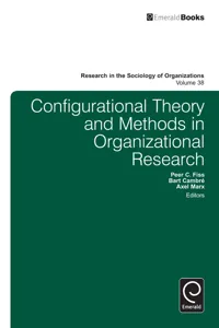 Configurational Theory and Methods in Organizational Research_cover