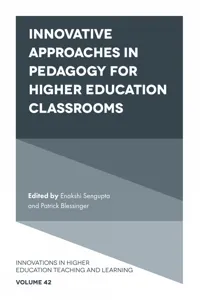 Innovative Approaches in Pedagogy for Higher Education Classrooms_cover