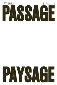 Passage – Paysage_cover