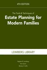 The Tools & Techniques of Estate Planning for Modern Families, 4th Edition_cover