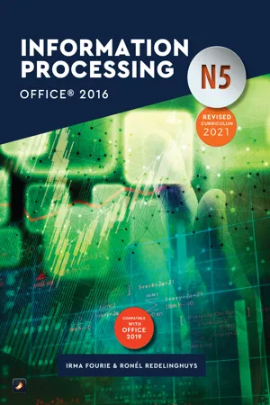 N5 Information Processing Office 2016