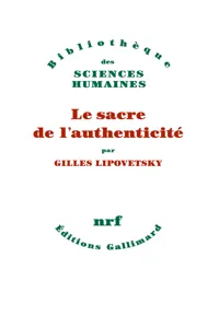 Le sacre de l'authenticité_cover