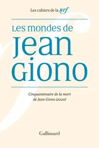 Les Mondes de Jean Giono_cover