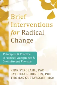 Brief Interventions for Radical Change_cover