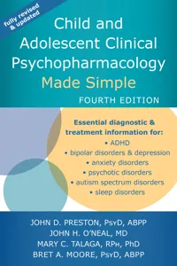 Child and Adolescent Clinical Psychopharmacology Made Simple_cover