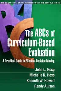 The ABCs of Curriculum-Based Evaluation_cover