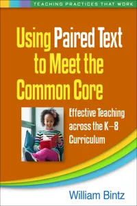 Using Paired Text to Meet the Common Core_cover