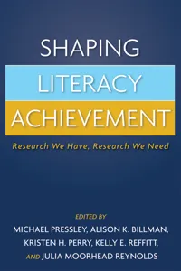 Shaping Literacy Achievement_cover