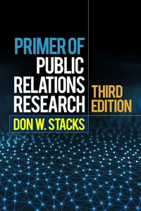 Primer of Public Relations Research_cover