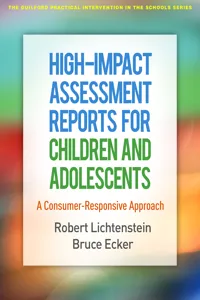 High-Impact Assessment Reports for Children and Adolescents_cover