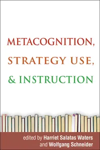 Metacognition, Strategy Use, and Instruction_cover