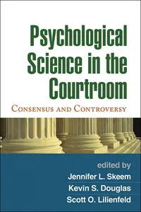 Psychological Science in the Courtroom_cover