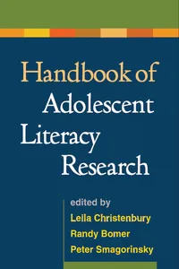 Handbook of Adolescent Literacy Research_cover