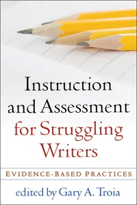 Instruction and Assessment for Struggling Writers_cover