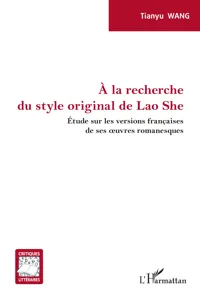 À la recherche du style original de Lao She_cover