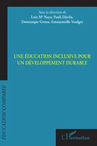 Une éducation inclusive pour un développement durable_cover