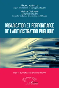 Organisation et performance de l'administration publique_cover