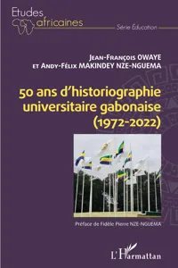 50 ans d'historiographie universitaire gabonaise_cover