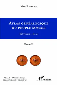 Atlas généalogique du peuple somali Tome 2_cover