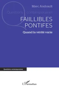 Faillibles pontifes_cover