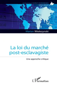 La loi du marché post-esclavagiste_cover