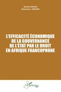 L'efficacité économique de la gouvernance de l'État par le droit en Afrique francophone_cover