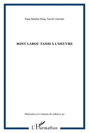 Sony Labou Tansi à l'oeuvre
