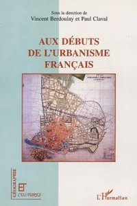 AUX DEBUTS DE L'URBANISME FRANÇAIS_cover
