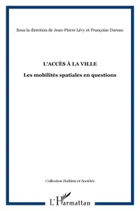 L'ACCÈS À LA VILLE_cover