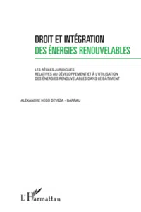 Droit et intégration des énergies renouvelables_cover
