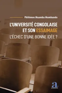 L'université congolaise et son essaimage_cover