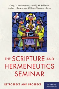 The Scripture and Hermeneutics Seminar, 25th Anniversary_cover