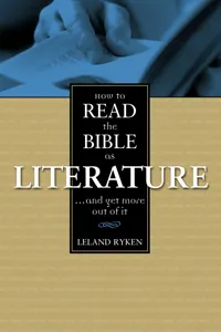 How to Read the Bible as Literature_cover