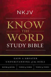 NKJV, Know The Word Study Bible, Red Letter_cover