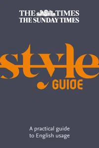 The Times Style Guide_cover