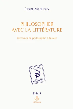 Philosopher avec la littérature