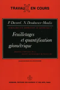 Feuilletages et quantification géométrique_cover