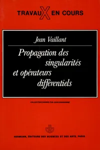 Propagation des singularités et opérateurs différentiels_cover