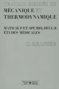 Travaux Dirigés de mécanique et thermodynamique_cover