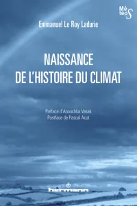 Naissance de l'histoire du climat_cover