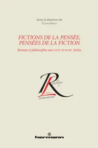 Fictions de la pensée, pensées de la fiction_cover