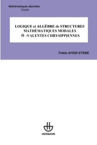 Logique et algèbre de structures mathématiques modales_cover