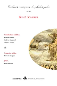 Cahiers critiques de philosophie, n°10_cover