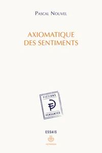 Axiomatique des sentiments_cover