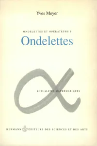 Ondelettes et opérateurs Vol.1_cover