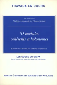 D-modules cohérents et holonomes_cover